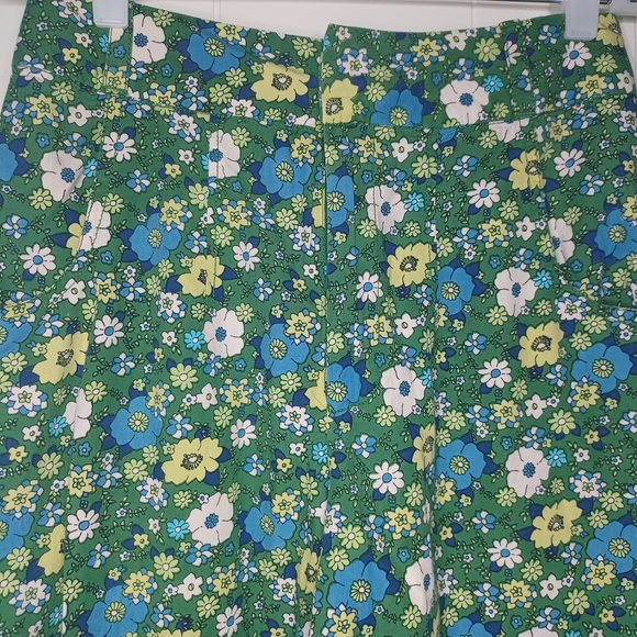 Free People Floral Blue and Yellow Maxi Skirt - Picture 5 of 13